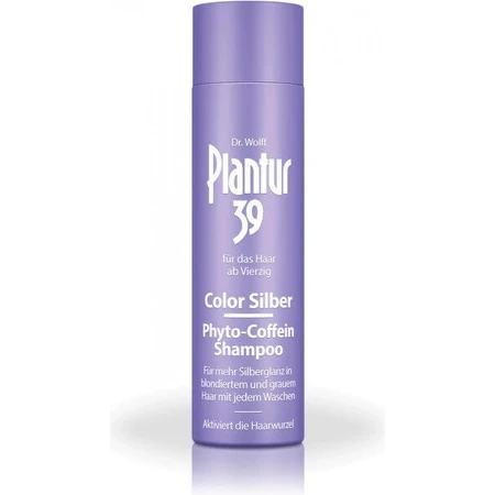 Plantur 39 Color Silver Фіто-кофеїновий шампунь 1×250 мл, шампунь з кофеїном: ціни та характеристики