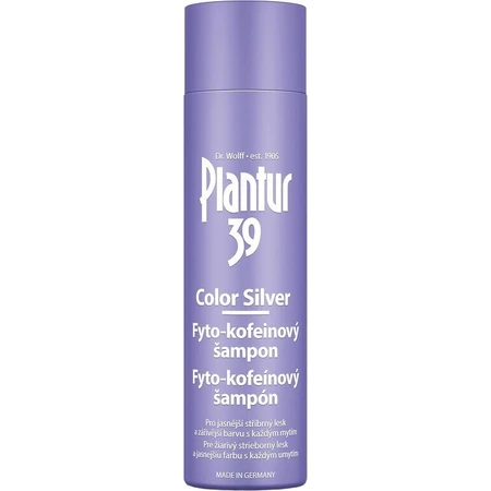 Plantur 39 Color Silver Фіто-кофеїновий шампунь 1×250 мл, шампунь з кофеїном: ціни та характеристики