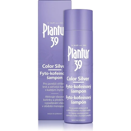 Plantur 39 Color Silver Фіто-кофеїновий шампунь 1×250 мл, шампунь з кофеїном: ціни та характеристики