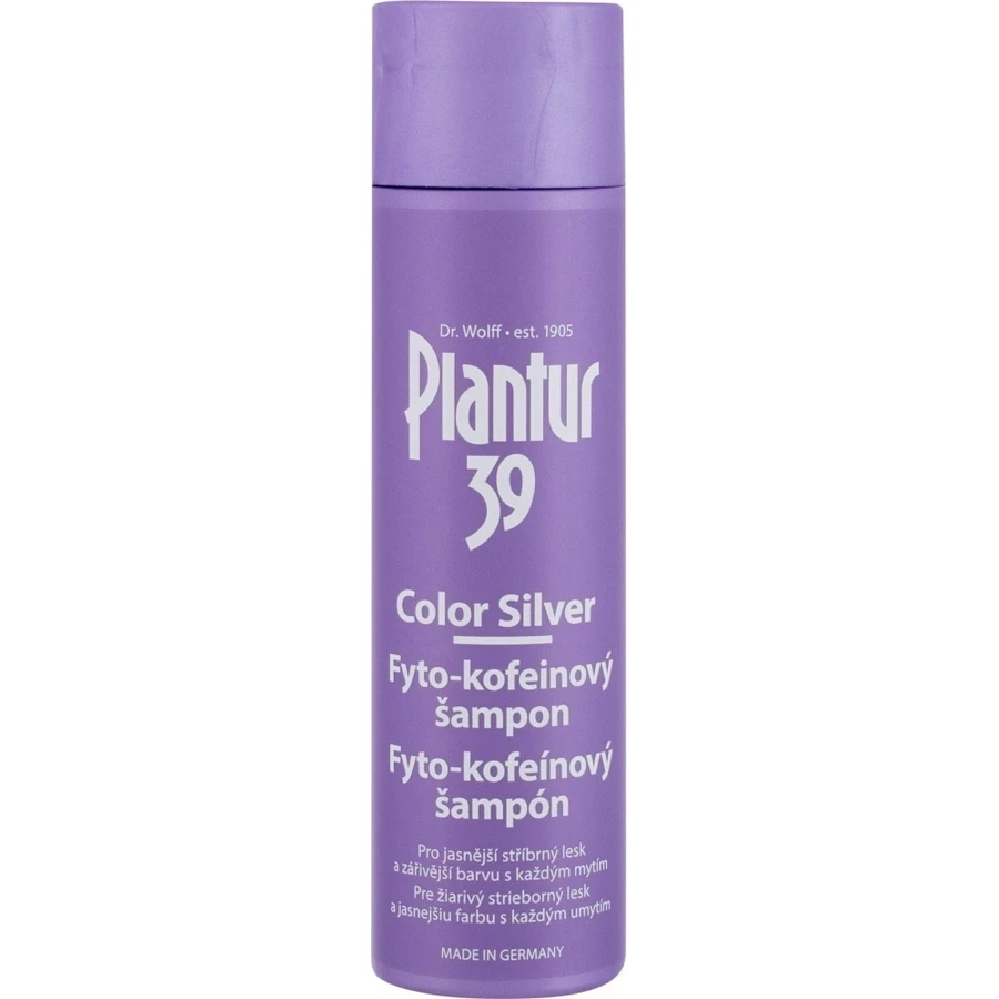 Plantur 39 Color Silver Фіто-кофеїновий шампунь 1×250 мл, шампунь з кофеїном: ціни та характеристики