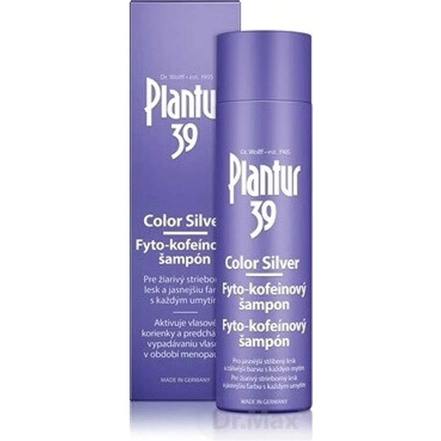 Plantur 39 Color Silver Фіто-кофеїновий шампунь 1×250 мл, шампунь з кофеїном: ціни та характеристики