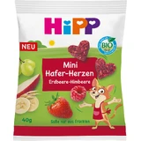 HiPP BIO Фруктово-злаковые сердечки Клубника-Малина 40 г