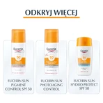 Eucerin Sun Oil Control, ультралегкий ел-захисний крем для шкіри з недосконалостями, SPF 50+, 50 мл: ціни та характеристики