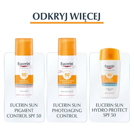 Eucerin Sun Oil Control, ультралегкий ел-захисний крем для шкіри з недосконалостями, SPF 50+, 50 мл: ціни та характеристики