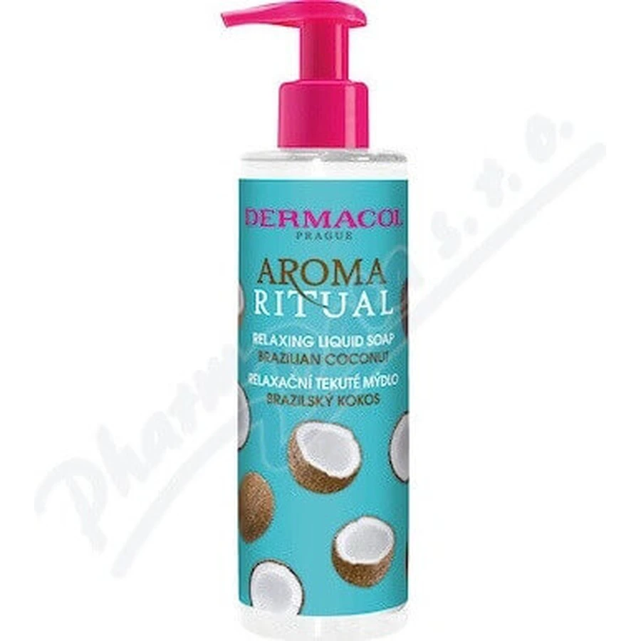 Рідке мило Dermacol Aroma Ritual Бразильський кокос 1×250 мл, аромат кокосу: ціни та характеристики
