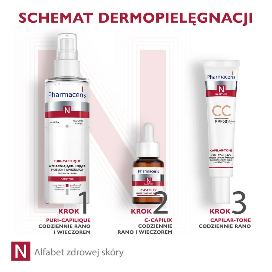Pharmaceris N Capilar Tone CC тонирующий крем SPF 30 40 мл: цены и характеристики