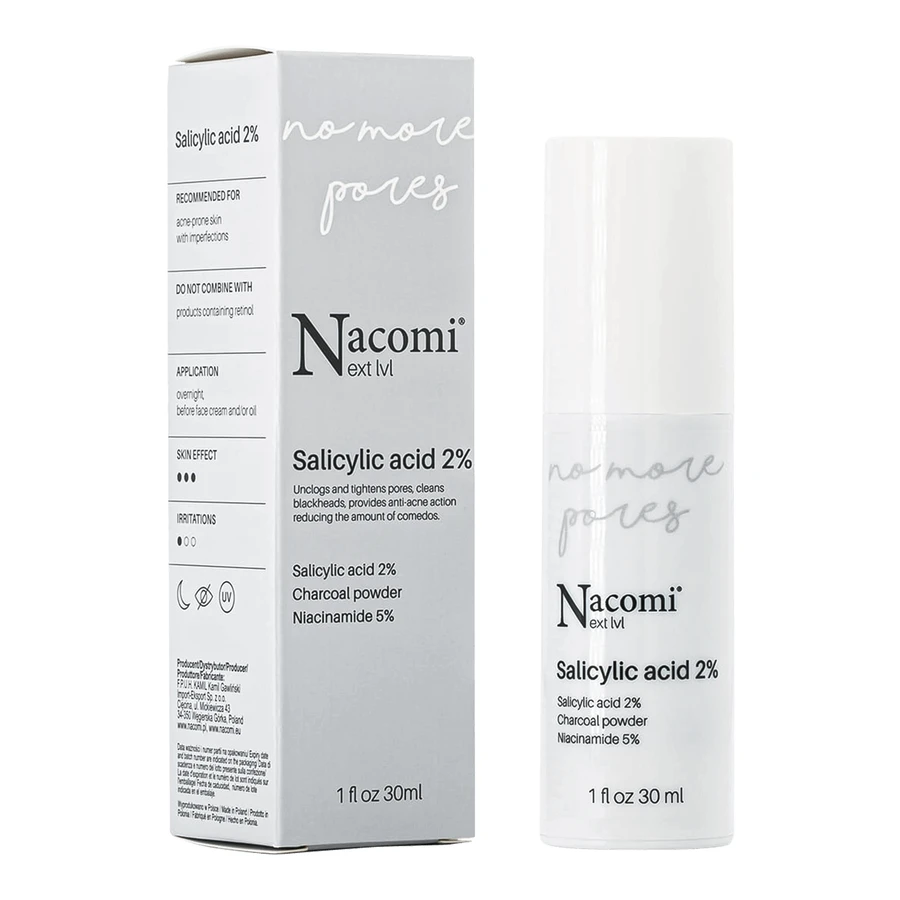 Nacomi Next Level Serum Салициловая кислота 2%, 30 мл: цены и характеристики
