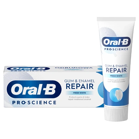 Oral-B Відновлення ясен та емалі, зубна паста, свіжий білий, 75 мл: ціни та характеристики