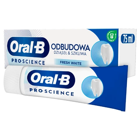 Oral-B Відновлення ясен та емалі, зубна паста, свіжий білий, 75 мл: ціни та характеристики