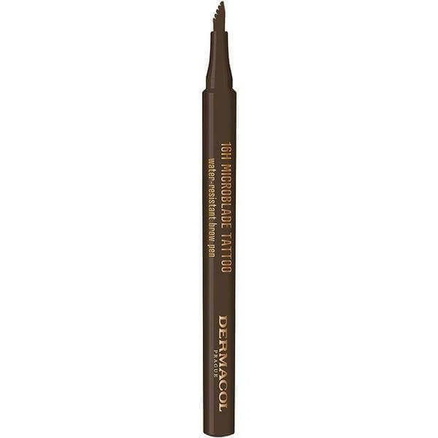 Dermacol 16H Microblade Tattoo eyebrow pen .03 1×1 мл, маркер для обоих: цены и характеристики