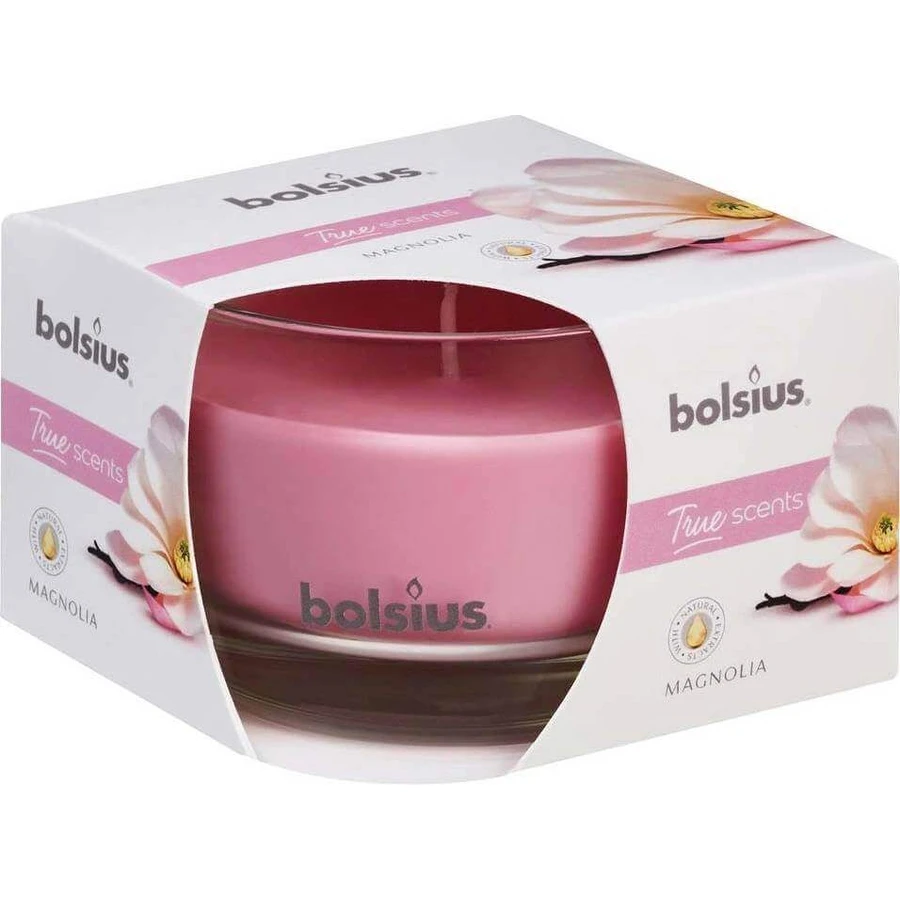Bolsius Aromatic 2.0 Glass 90x63mm Magnolia, ароматическая свеча 1×1 шт, ароматическая свеча: цены и характеристики