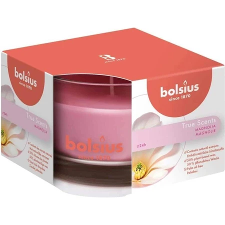 Bolsius Aromatic 2.0 Glass 90x63mm Magnolia, ароматическая свеча 1×1 шт, ароматическая свеча: цены и характеристики