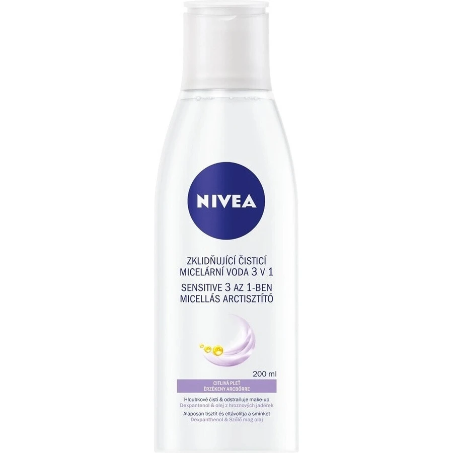 NIVEA MicellAIR Sensitive Micellar Water 1×200 мл, заспокійлива міцелярна вода: ціни та характеристики