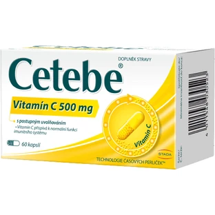 Cetebe ® Витамин C 500 мг с постепенным высвобождением 60 капсул