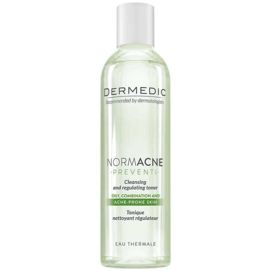Dermedic NormAcne Preventi, очищающий и регулирующий тоник для жирной, комбинированной и склонной к акне кожи, 200 мл: цены и характеристики