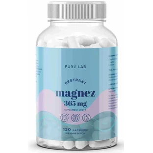 Pure Lab цитрат магния 365 мг, 120 веганских капсул