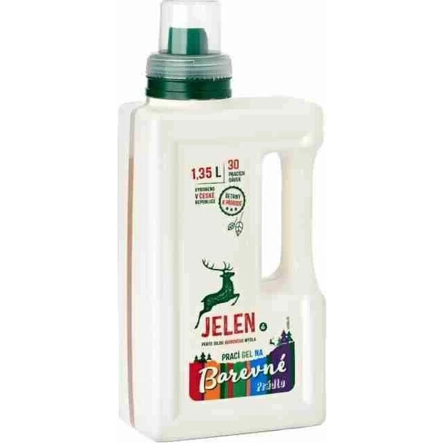 Гель для прання Deer 1,35л Color 30P 1×1,35л, гель для прання Color: ціни та характеристики