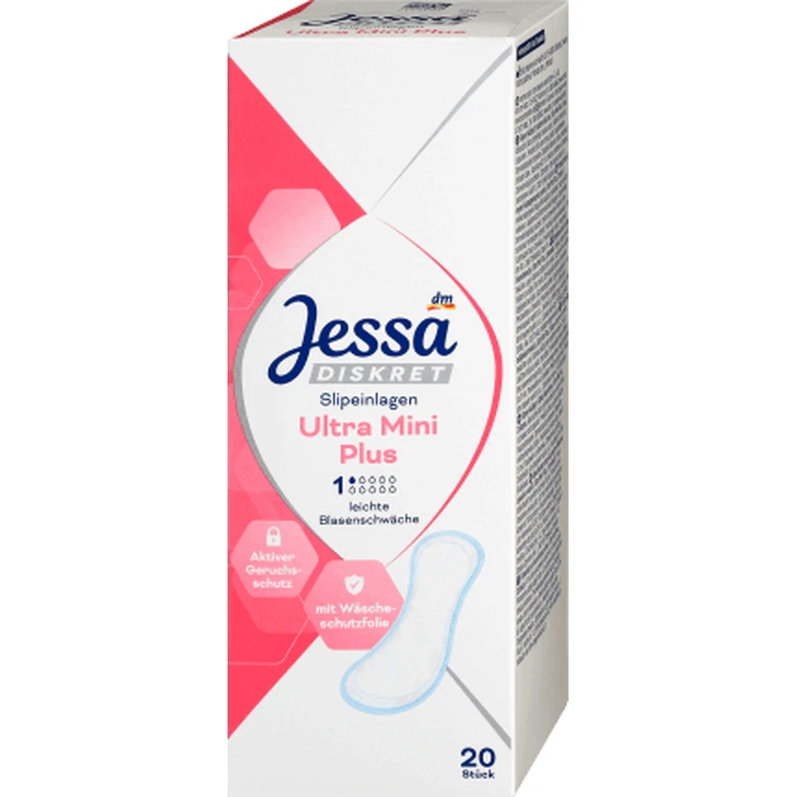 Jessa DISKRET Ultra Mini Plus Впитывающий абсорбент DISKRET Ultra Mini Plus, 20 шт.: цены и характеристики