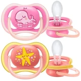 Philips Avent Пустышка Ultra air пастель, 6-18м, 2 шт.