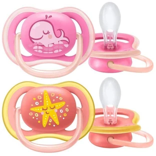 Philips Avent Пустышка Ultra air пастель, 6-18м, 2 шт.