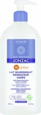 JONZAC Nutritive Поживне молочко для тіла BIO репаративне, з помпою 1×400 мл, поживне молочко для тіла