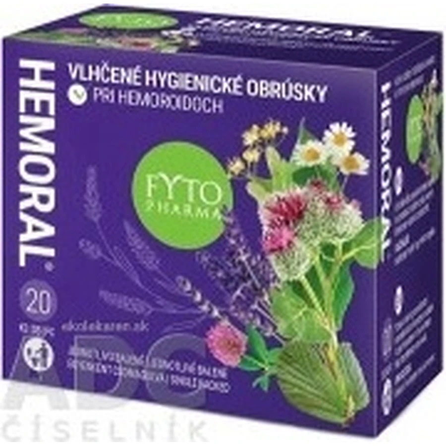 FYTO HEMORAL влажные салфетки 1×20 шт, влажные салфетки: цены и характеристики