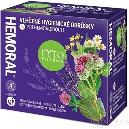 FYTO HEMORAL влажные салфетки 1×20 шт, влажные салфетки: цены и характеристики