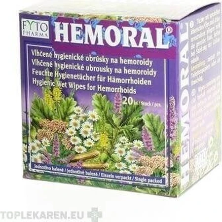 FYTO HEMORAL влажные салфетки 1×20 шт, влажные салфетки: цены и характеристики