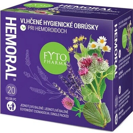 FYTO HEMORAL влажные салфетки 1×20 шт, влажные салфетки: цены и характеристики