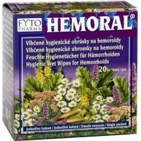 FYTO HEMORAL влажные салфетки 1×20 шт, влажные салфетки: цены и характеристики
