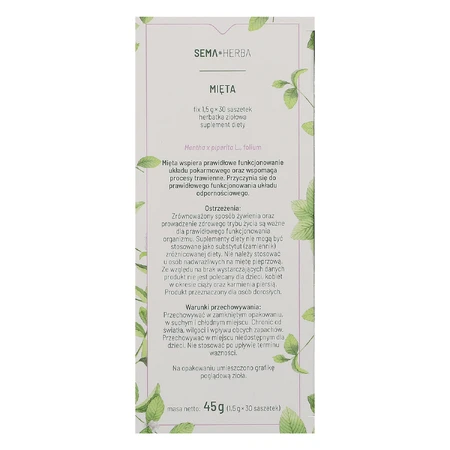 SEMA Herba Mita Fix, 1,5 г x 30 пакетиков: цены и характеристики