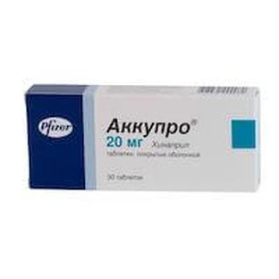Аккупро табл. п/плен. оболочкой 20 мг №10