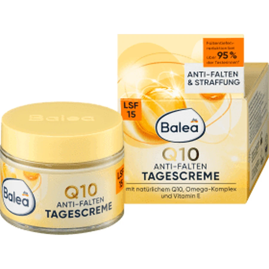 Крем для обличчя проти зморшок Balea Q10 SPF15, 50 мл: ціни та характеристики