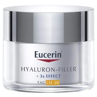 Eucerin Hyaluron-Filler, денний крем проти зморшок з гіалуроновою кислотою, для всіх типів шкіри, SPF 30, 50 мл РОЗБИТА УПАКОВКА