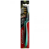 Зубная щетка Zig Zag, угольная, средняя, Colgate