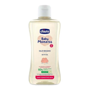 Дерматологическое масло для купания Baby Moments Sensitive, 200 мл, +0 месяцев, Chicco