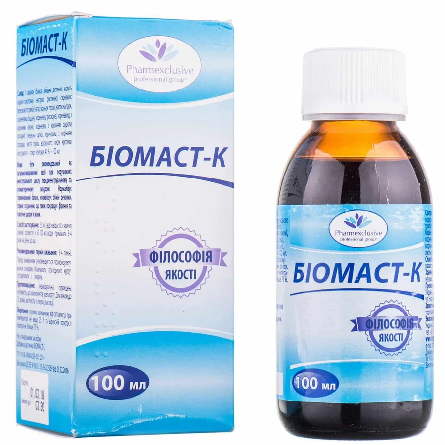 Биомаст-К экстракт, 100 мл: цены и характеристики