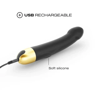 Dorcel Real Vibration M 2.0, реалістичний вібратор, чорно-золотий