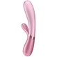 Satisfyer Hot Lover, вібратор-зайчик з підігрівом, керований додатком, рожевий
