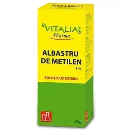 Метиленовий синій 1%, Vitalia, 25 г: ціни та характеристики