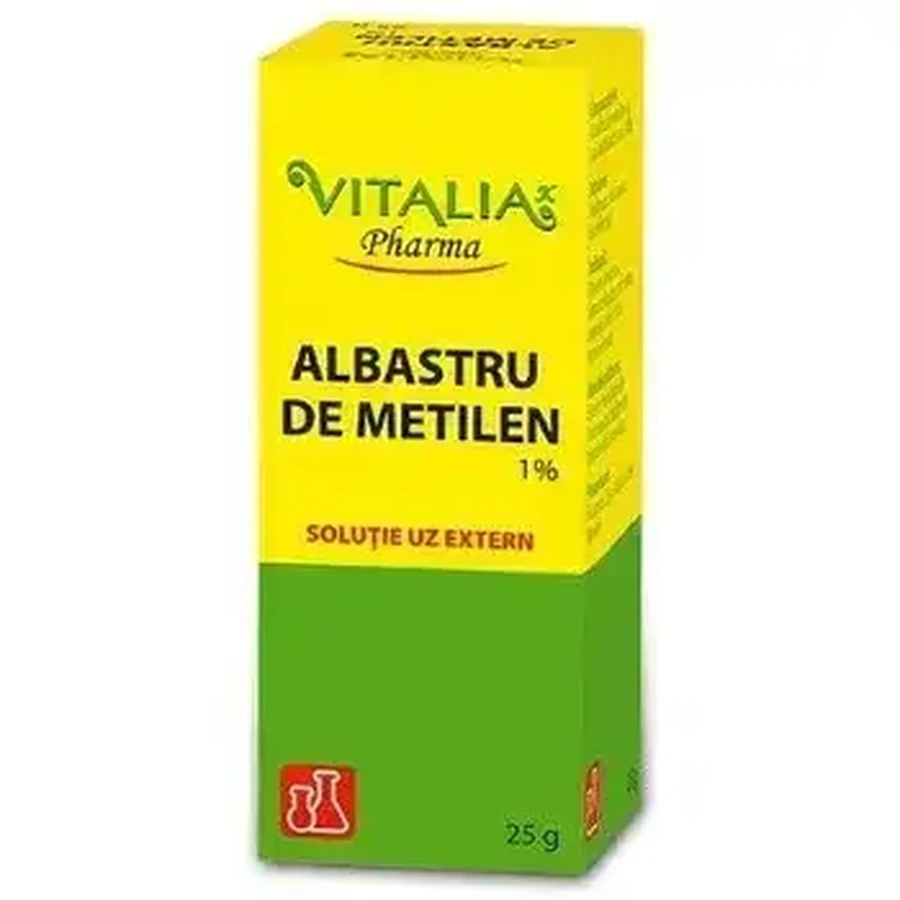 Метиленовий синій 1%, Vitalia, 25 г: ціни та характеристики