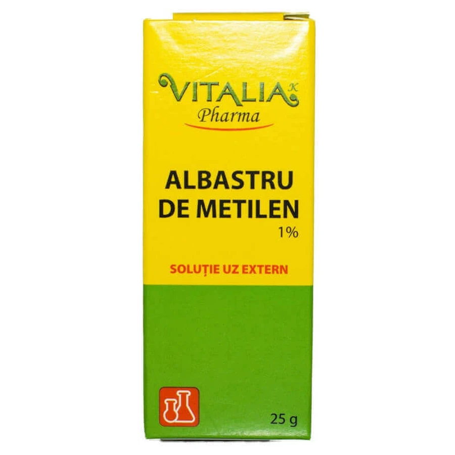 Метиленовий синій 1%, Vitalia, 25 г: ціни та характеристики