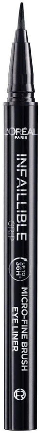 L'Oréal Paris Infaillible Grip 36h Micro-Fine лайнер для очей 01 Обсидіановий чорний чорний лайнер для очей 0,4 г