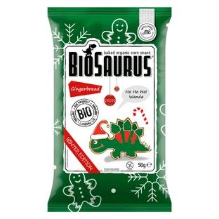 Эко-закуски с пряничным вкусом, Зимний выпуск Биозавр, 50 г, Mc Lloyd's