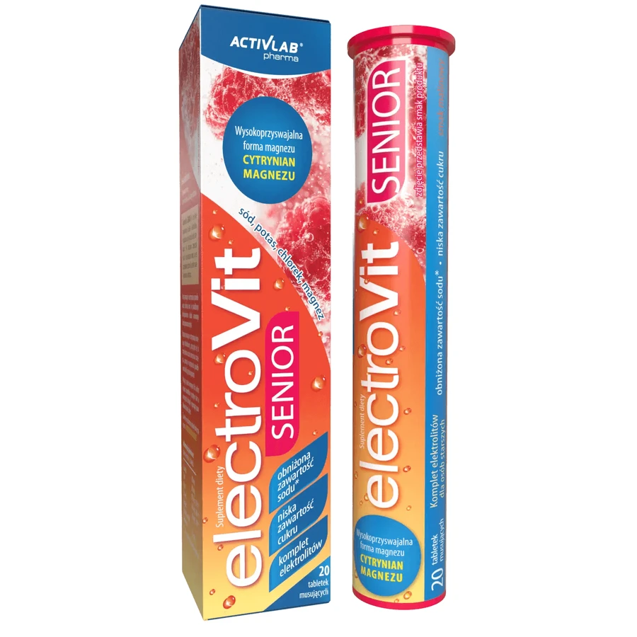 ElectroVit Senior, малина, 20 шипучих таблеток: ціни та характеристики
