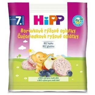 Рисові вафлі з чорницею HiPP BIO 30 г