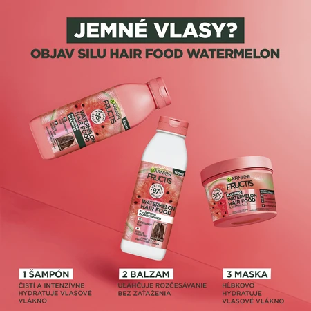 Garnier Кондиціонер для волосся Fructis Hair Food кавун 350 мл: ціни та характеристики