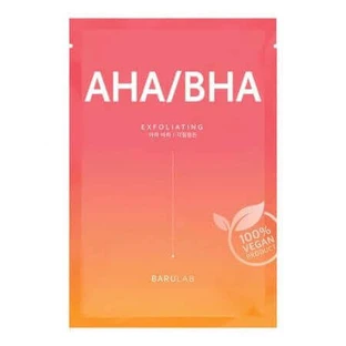 Веганская маска-салфетка с AHA и BHA, 23 г, Barulab