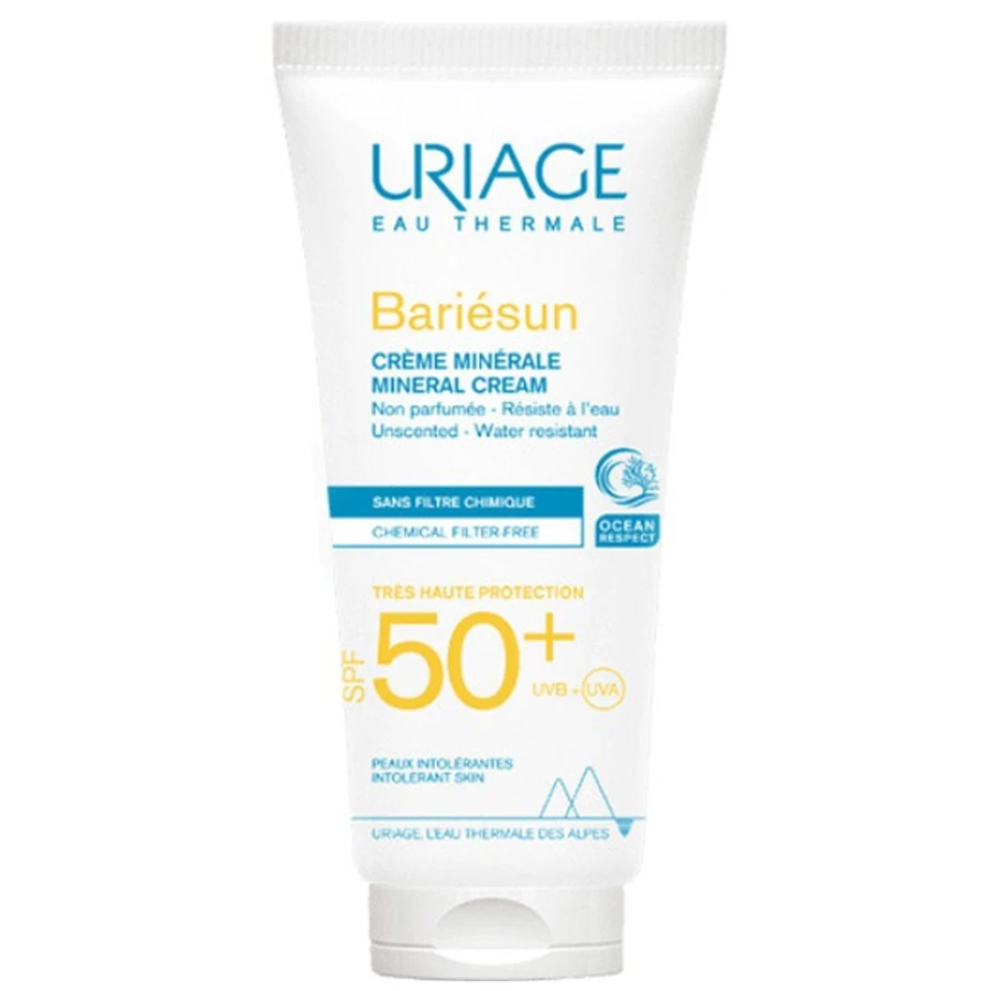 Солнцезащитный крем Uriage Bariesun минеральный SPF 50+, 100 мл: цены и характеристики