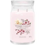 Yankee Candle Signature велика свічка Pink Cherry & Vanilla 1×567 г, ароматична свічка: ціни та характеристики